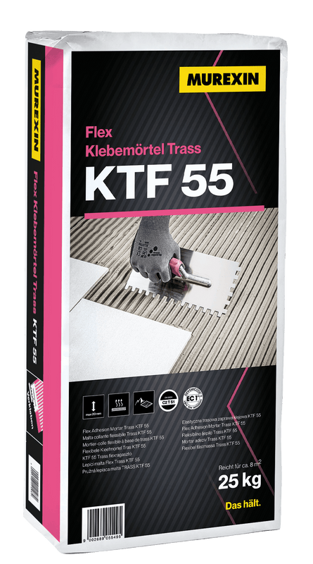 FLEX KLEBEMÖRTEL TRASS KTF 55 Murexin-xl