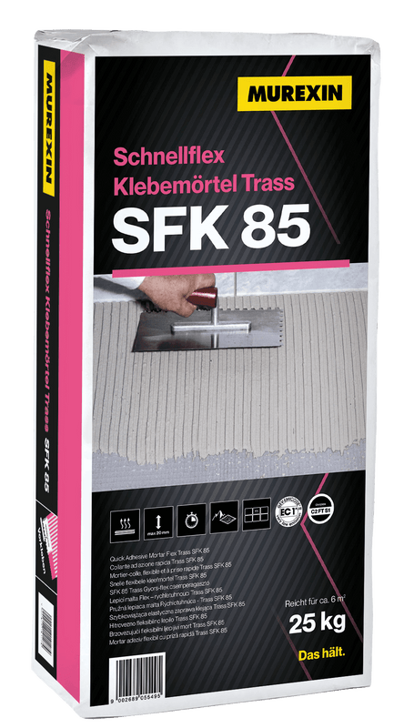 Schnellflex Klebemörtel Trass SFK 85 Murexin-xl